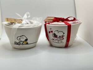 Rae Dunn Snoopy Measuring Cup Set- Valentines & Snoopy Measuring Cups